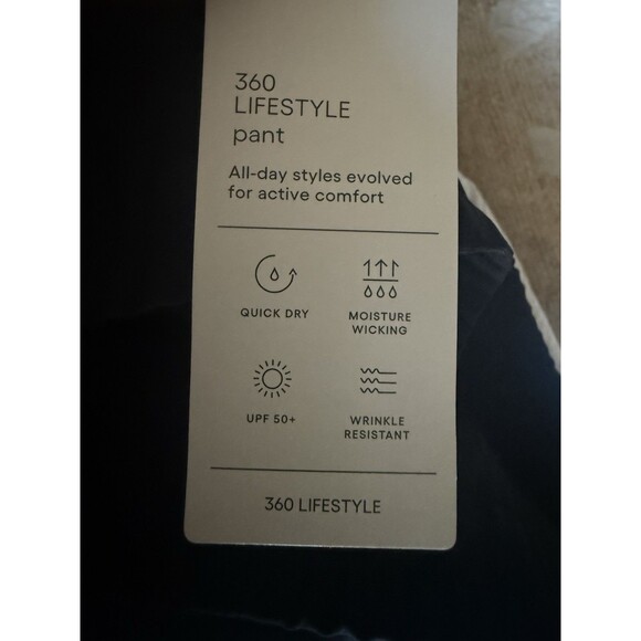 NWT Men's 360 Lifestyle Drawstring Activewear Pants - All In Motion Black XXL - Picture 9 of 11